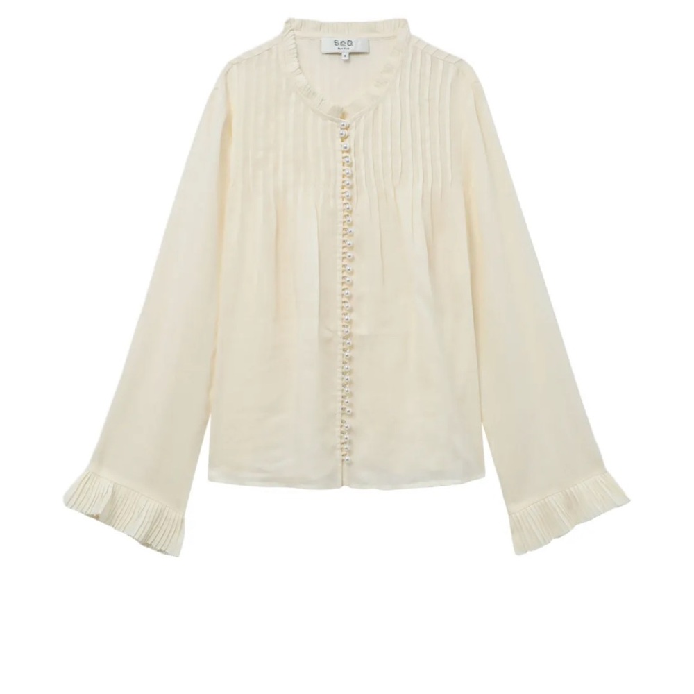 Thalia Ramie Blouse-Brand New